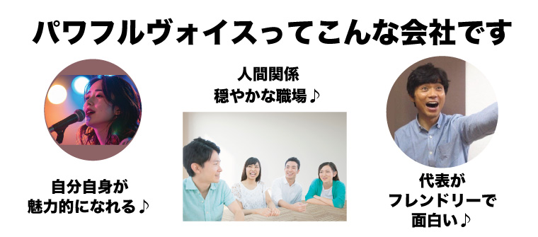 パワフルヴォイスってこんな会社です