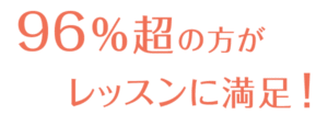 満足度96%